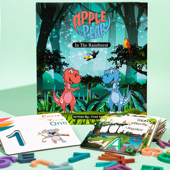 Apple & Pear Animal Flashcards – Interactive & Educational for Toddlers