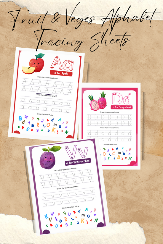 Personalised Name & Alphabet Tracing Worksheets - 27 Pages