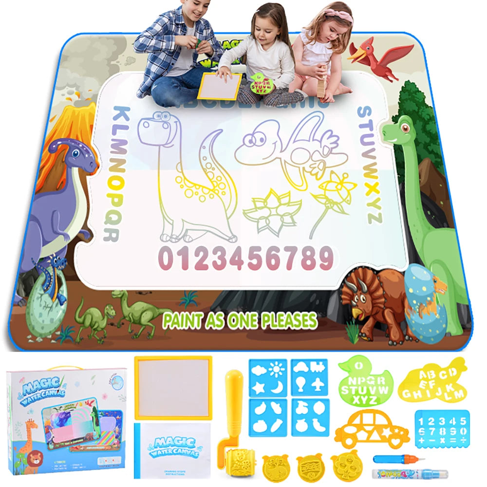 Reusable Water Drawing Mat for Kids, Fun, Mess-Free Learning