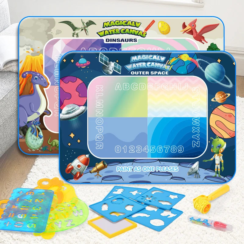 Reusable Water Drawing Mat for Kids, Fun, Mess-Free Learning