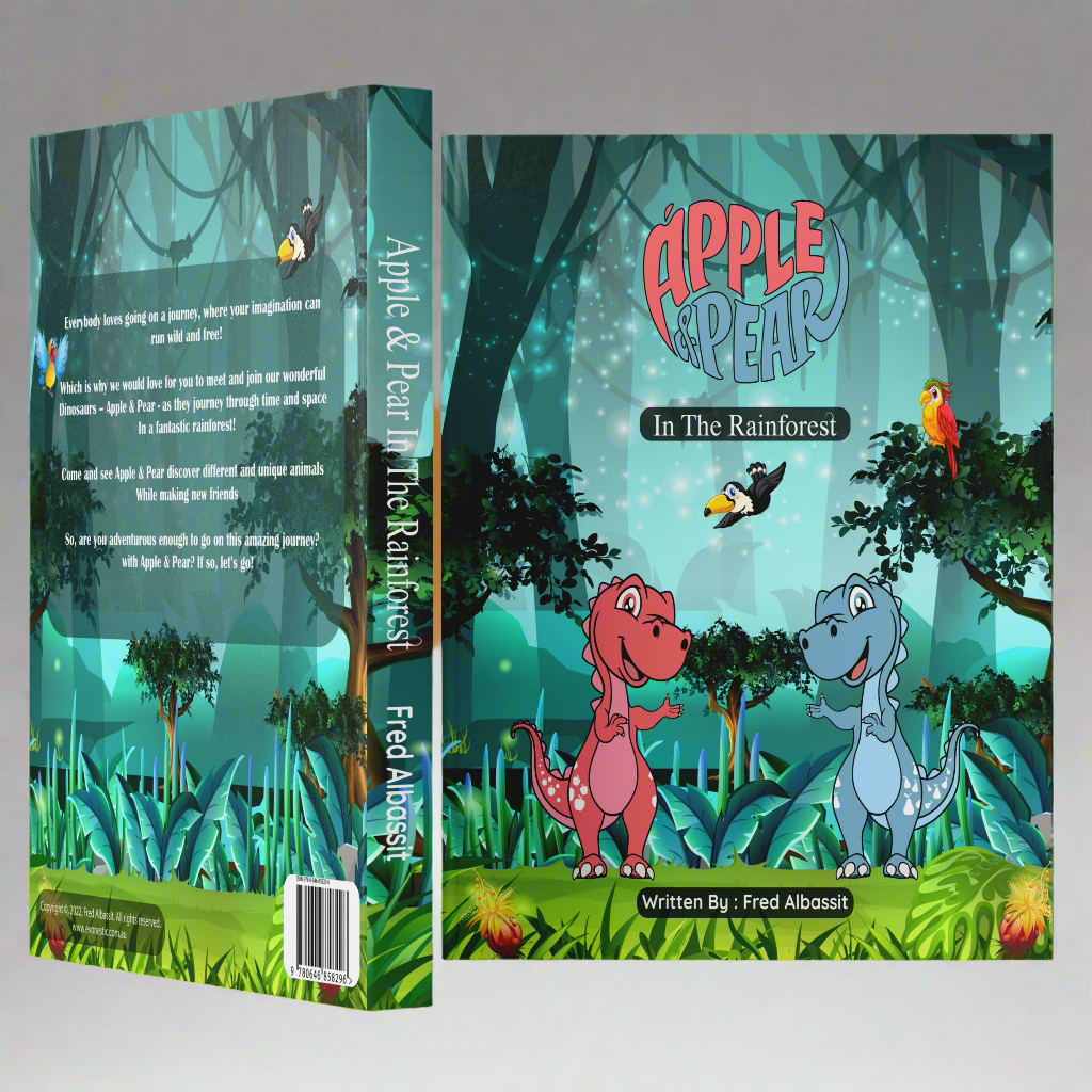 Apple and Pear in The Rainforest - Hard Cover Children&