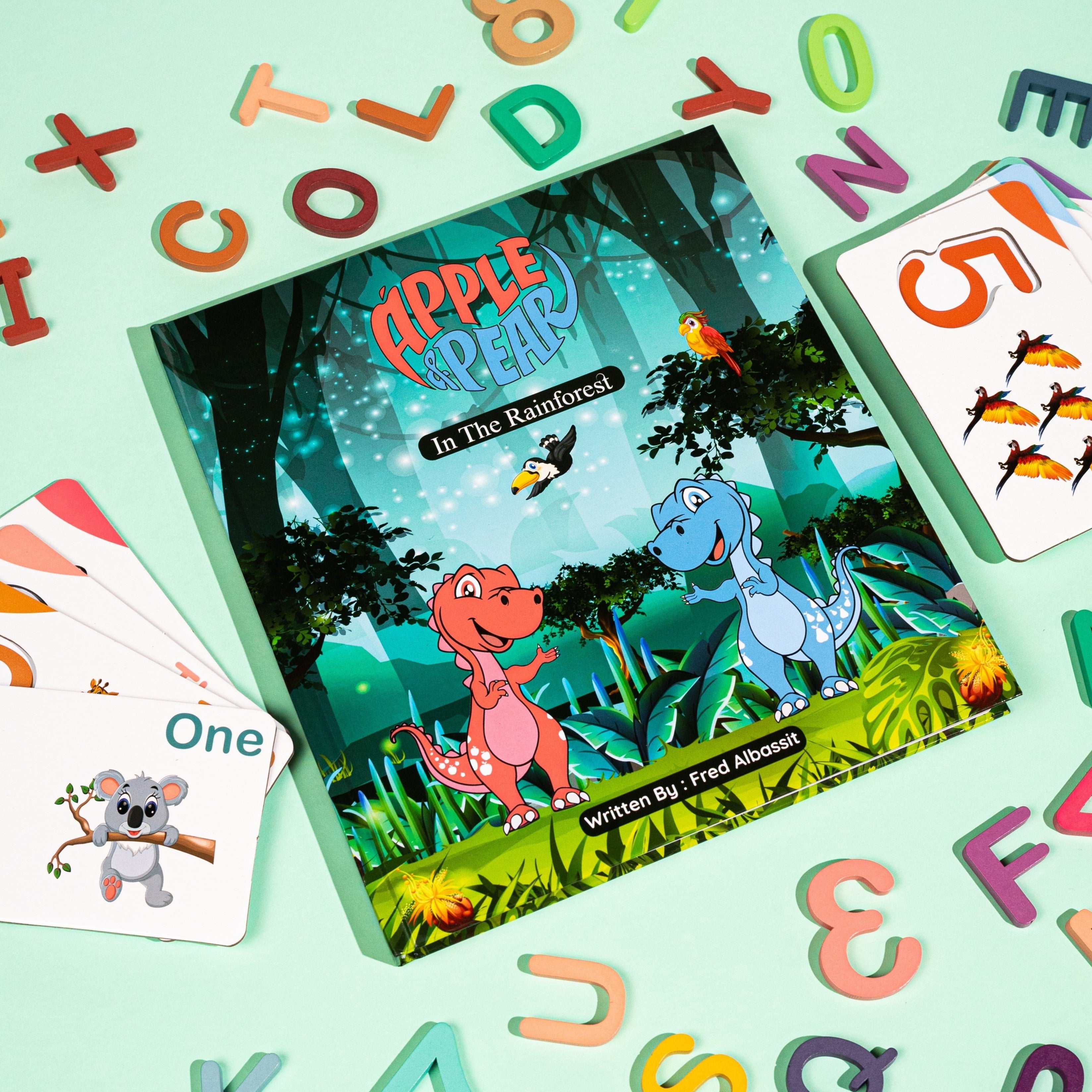 Apple and Pear in The Rainforest - Hard Cover Children&