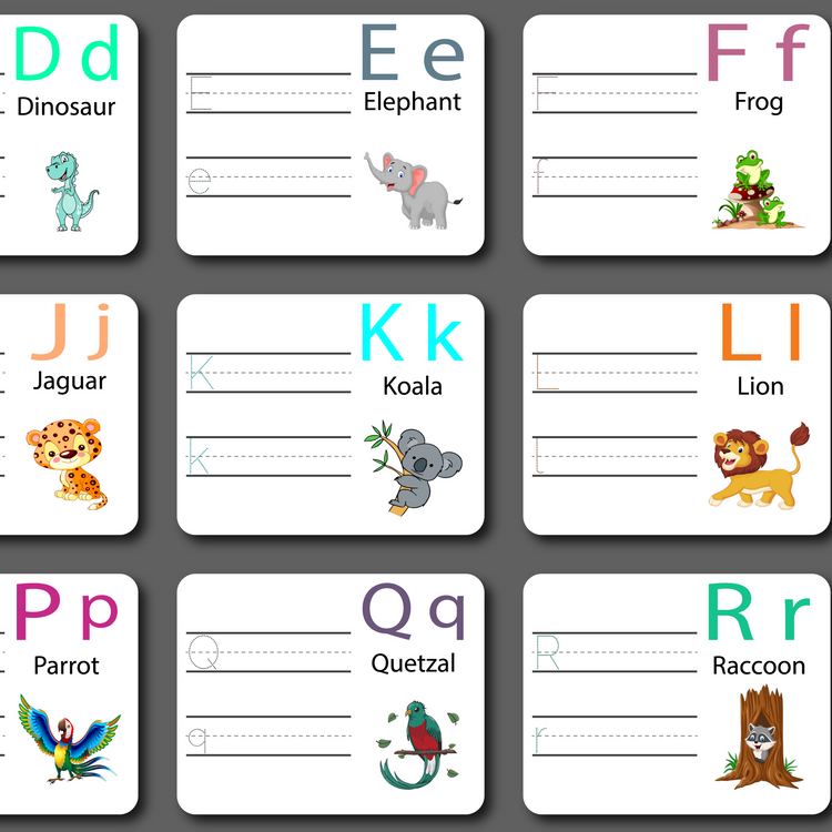 educational flashcards alphabet puzzle